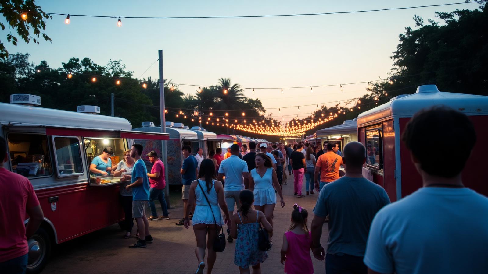 Feira gastronômica ocupa o Parque Vitória Régia com 40 food trucks neste fim de semana